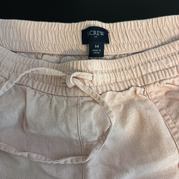 Pink JCrew linen short - Picture 2 of 4